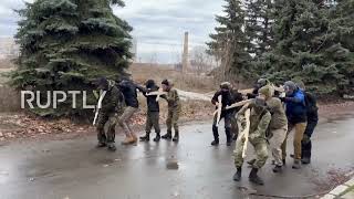 Ukraine: Territorial defence drills held in Kiev