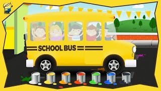 Мультфильм про Мойку машин. Школьный автобус и грузовой автомобиль. Мультики про машинки для малышей