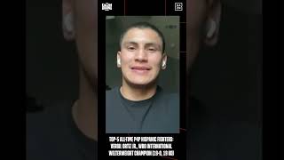 Canelo Or De La Hoya? Find Out Vergil Ortiz Jr.'s All-Time Hispanic P4P List #shorts