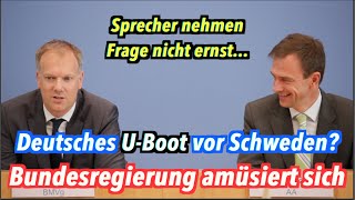 Bundesregierung lacht: Deutsches U-Boot vor Schweden?