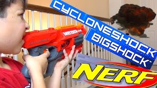 The Nerf Cycloneshock and Big Shock Blasters!