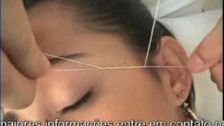 Depilação com linha