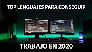 TOP 4 Lenguajes de Programación Para Conseguir Trabajo en 2020