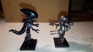 Custom mini figure review - Alien vs Predator /Unboxing 2018