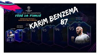 FIFA 19 / KARIM BENZEMA 87 / ROAD TO THE FINAL / VERS LA FINAL /FUT19 / LDC