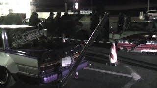 2012年初日の出暴走2 街道レーサー 旧車 シャコタン GX71クレスタ