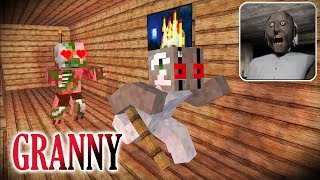Monster School: GRANNY HORROR GAME CHALLENGE - Minecraft Animations
