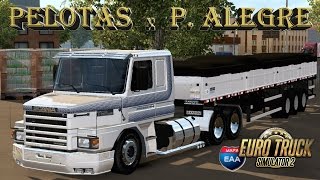 ETS 2 - DE PELOTAS A PORTO ALEGRE NA 112 INTERCOOLER - MAPA EAA 4.1 - Versão 1.25
