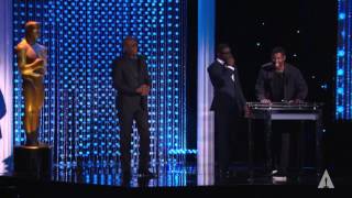 Samuel L  Jackson, Denzel Washington and Wesley Snipes honor Spike Lee at the 2015 Governors Awards