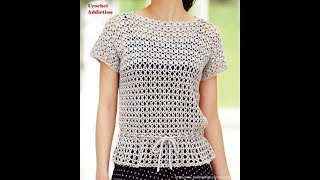Простая Летняя Кофточка Крючком - 2019 / Simple Summer Blouse Crochet