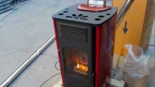 TEST σόμπα πέλλετ Laminox Margherita 8.5kw - Multiclima Spyropoulos