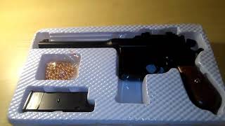Обзор пневматического пистолета маузер с96