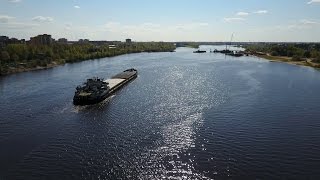 Строительство моста в Дубне, часть 3 ... DJI Mavic pro