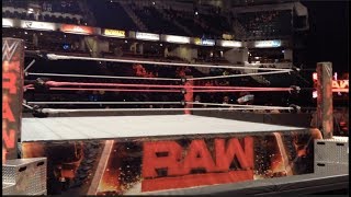 WWE Raw 3rd ROW Experience (Indianapolis Oct. 9, 2017) VLOG 1 "SHEILD REUNITE"