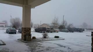 Snow in Klamath Falls, Oregon