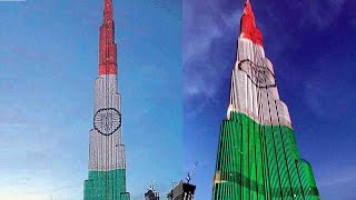 Watch | Burj Khalifa lit up in Indian Tri-colour