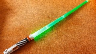 Куплено на AliExpress.com: Игрушка меч джедая из "Звездных войн" со светом и звуком. Распаковка.