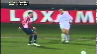 Résumé Olympique Lyonnais Lille OSC 2001 13ème journée de Ligue 1