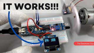 DIY Tachometer using IR sensor and Arduino!
