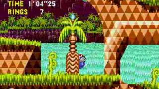 Sonic CD Stage 1 - Palmtree Panic Zone