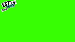 Persona 5 "Afternoon" UI template - GreenScreen