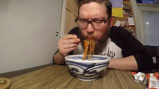 Samyang Chewy Buldak Fire Fried Chicken Spicy Noodle Review