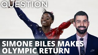 Simone Biles makes Olympic return, wins bronze medal