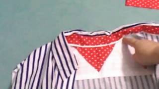??РУБАШЕЧНЫЙ ВОРОТНИК.??   ШЬЁМ ПЛАТЬЕ-РУБАШКУ.??