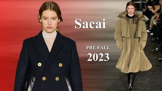 Sacai Pre-Fall 2023 Мода в Париже Осень Зима 2024 / Одежда, сумки и аксессуары