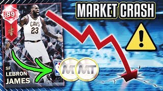 NBA 2K18 MyTEAM MARKET CRASH!! *RUBY LeBRON JAMES* | SELL YOUR EXPENSIVE PLAYERS!!