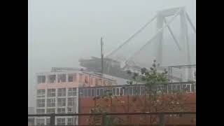 Il crollo del ponte Morandi sulla A10 a Genova (14 agosto 2018)