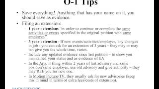 Artist & Entertainer Work Visas (O & P) and Green Cards (E-11) 7/18/2013