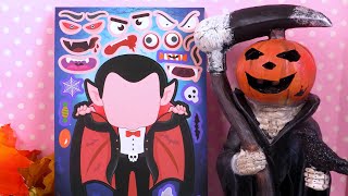 Halloween Crée ton Personnage | Vampire Sorcière Frankenstein Momie