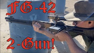 2-Gun with SMG's 1st Pattern Semiauto FG-42