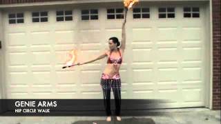 Belly Dance; Basic Fire Fans