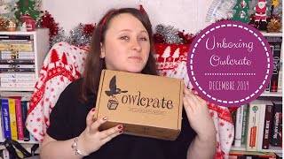 Unboxing | Box livresque Owlcrate Décembre 2019
