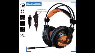 Популярные игровые наушники SADES A6 USB 7,1 Stereo для ПК с AliExpress
