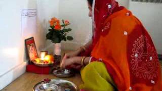 pooja of gangaur  in navratri in uk pt 2(18th march 2010)