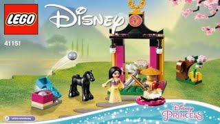 Лего Принцессы Дисней Учебный день Мулан LEGO Disney Princess MULAN'S TRAINING DAY 41151