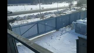 снятие сдвижной крыши полуприцепа шмиц S01