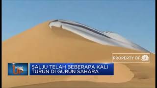 Wah! Ada Salju Di Gurun Sahara