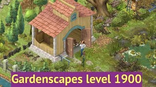 Gardenscapes level 1900 изменения (2000)