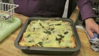 RICETTE DA SBALLO LASAGNA ALLE ZUCCHINE CON BESCIAMELLA SUGO FUNGHI PROSCIUTTO E PROVOLA
