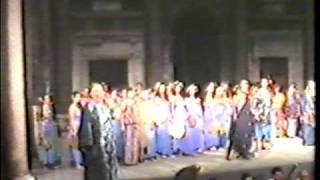 3 Dubravka Zubovic, Radmila Bakocevic, Ferdinand Radovan, Verdi, Nabucco, Split, Peristil