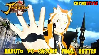 Naruto Shippuden: Sage of Six Paths Naruto vs Rinnegan Sasuke Final Fight (J-Stars Victory VS)