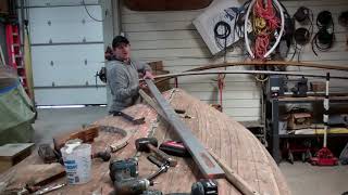 1954 Penn Yan Captivator Aristocrat Releasing the Transom I 1 22 2019