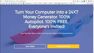 COMPUTTA ПРОГРАММА Заработка BITCOIN на Вашем ПК