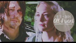 Beth+Daryl || TWD || all I want