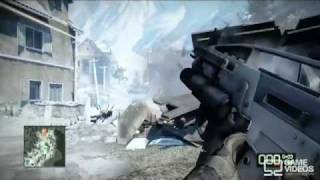 Battlefield Bad Company 2 Snow Village Invasion Gameplay