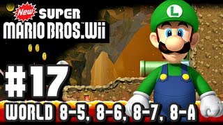New Super Mario Bros Wii - Part 17 - World 8-5, 8-6, 8-7, 8-Airship